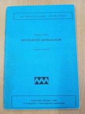 kniha Mundánní astrologie (Pomůcka pro divinaci), Vodnář 1990