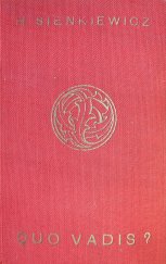 kniha Quo vadis? román z dob Neronových, Kvasnička a Hampl 1936