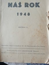 kniha Náš rok 1948, nakladatelstvi universum v Praze 1947