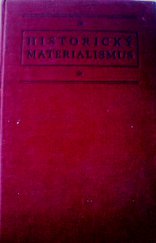 kniha Historický materialismus celost. vysokoškolská učebnice, SNPL 1955