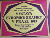 kniha Výstava evropské grafiky v Praze září-říjen 1913, Veraikon 1913