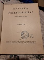 kniha Poslední bitva Román z roku 2014-2033, Ústřední nakladatelství a knihkupectví učitelstva českoslovanského 1933