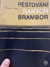 kniha Pěstování raných brambor, SZN 1966