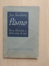 kniha Písmo příručka pro každého, Jan Šembera 1939