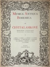 kniha Musica Antiqua Bohemica 14 Edice staré české hudby, SNKLHU  1953