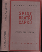 kniha Cesta na sever, Fr. Borový 1939