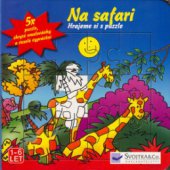 kniha Na safari 5x puzzle, skryté omalovánky a veselé vyprávění, Svojtka & Co. 2004
