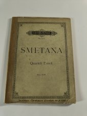 kniha Smetana No. 3171,  Quartett, E moll., C.F. Peters 1900