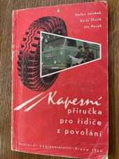 kniha Kapesní příručka pro řidiče z povolání, Dopravní nakladatelství 1960