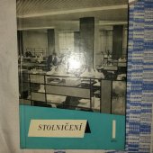 kniha Obsluha a stolničení pro 1. ročník středních škol společného stravování, SPN 1969