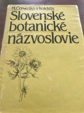 kniha Slovenské botanické názvoslovie, Príroda 1986