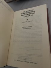 kniha Enchiridion documentorum instaurationis liturgicae III, Editioni liturgiche Roma 1997