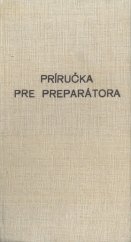 kniha Príručka pre preparátora, Ústredná správa múzeí a galérií 1983