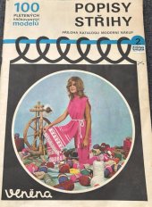 kniha Popisy, stříhy 2 100 pletených, háčkovaných modelů, Vlněna 1972