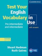 kniha English Vacabulary in USE pre-intermediate and intermediate, Cambridge University Press 2011