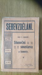 kniha Sluneční soustava a komety, B. Kočí 1910