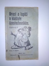 kniha Vrazi a lupiči v klášteře čenstochovském, Červánky 1910