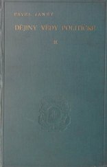kniha Dějiny vědy politické se zřetelem k mravovědě. Díl I., Jan Laichter 1896