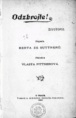 kniha Odzbrojte! životopis, E. Beaufort 1896