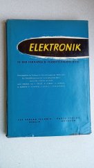 kniha Elektronik in der Fernsprech-Vermittlungstechnik Elektronika v technologii telefonních ústředen, Verlag Technik Berlin 1956