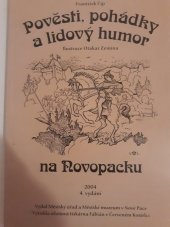 kniha Pověsti, pohádky a lidový humor na Novopacku, Městský úřad v Městské muzeum v Nové Pace 2004