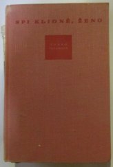 kniha Spi klidně, ženo!, SNKLHU  1953