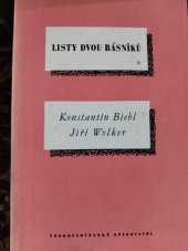 kniha Listy dvou básníků, Československý spisovatel 1953