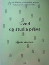 kniha Úvod do studia práva, Vysoká škola ekonomická 1996