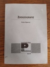 kniha Zoogeografie, Univerzita Palackého, Přírodovědecká fakulta 1999