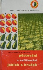 kniha Pěstování a zužitkování jablek a hrušek, SZN 1961