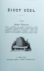 kniha Život včel, A. Thuma 1894