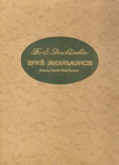 kniha Dvě romance, Česká grafická Unie 1919