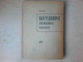 kniha Daktyloskopie Cheiroskopie ; Podoskopie, J. Gusek, národní správa 1947