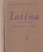 kniha Latina pro mediky s přihlédnutím k řečtině, SZN 1960