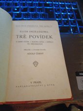 kniha Tré povídek, J. Otto 1917