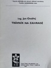 kniha Trávník na zahradě, ČZS 1987