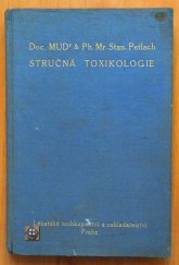 kniha Stručná toxikologie pro lékaře a lékárníky se zřetelem k potřebám kandidátů fysikátu, Lékařské knihkupectví 1948