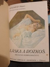 kniha Láska a rozkoš milostné dobrodružství, Jar. Havránek 1920