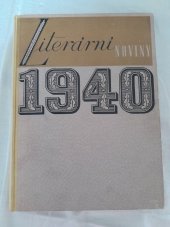 kniha Literární noviny ročník 1940, Evropský literární klub 1940