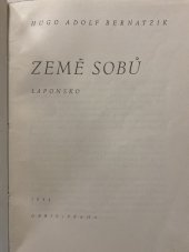 kniha Země sobů Laponsko, Orbis 1944