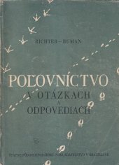 kniha Polovníctvo v otázkach a odpovediach, ŠPN 1953