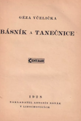 kniha Básník a tanečnice [bulvární příběh], Antonín Novák 1928
