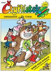 kniha Čtyřlístek 315. - Máme rádi zvířata, Čtyřlístek 2001