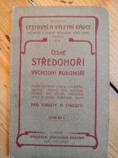 kniha České Středohoří východní Rudohoří, Jaroslav Bursík 1903