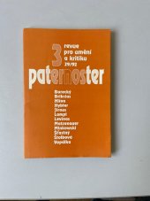 kniha Paternoster 29/92 Malá revue pro umění a kritiku , Paternoster 1992