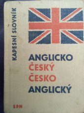 kniha Anglicko-český a česko-anglický kapesní slovník, Státní pedagogické nakladatelství 1961
