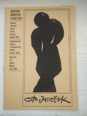 kniha Kresba grafika plastiky Ota Janeček, Galerie hlavního města Prahy 1980