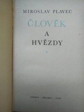 kniha Člověk a hvězdy, Orbis 1960