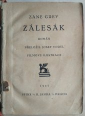 kniha Zálesák román, Českomoravské podniky tiskařské a vydavatelské 1927