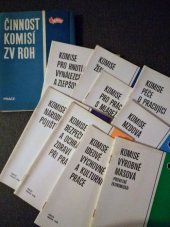 kniha Činnost komisí ZV ROH, Práce 1978